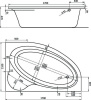 Акриловая ванна Santek Edera 170x110 1WH111994 R