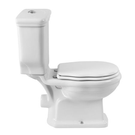 Унитаз-компакт безободковый BelBagno BOHEME BB115CPR с сиденьем BB115SC
