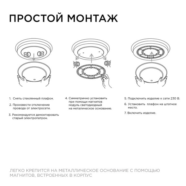 Модуль светодиодный Apeyron Electrics  02-68