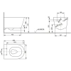 Унитаз подвесной Toto RP CW552RY#XW безободковый, белый