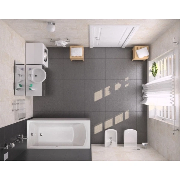 Акриловая ванна 170x75 см Santek Монако XL 1.WH11.1.980