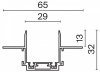 Трек встраиваемый Maytoni Busbar trunkings Radity TRA084MP-12B
