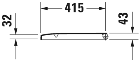 Крышка-сиденье для унитаза Duravit Happy D.2 (0064591300)
