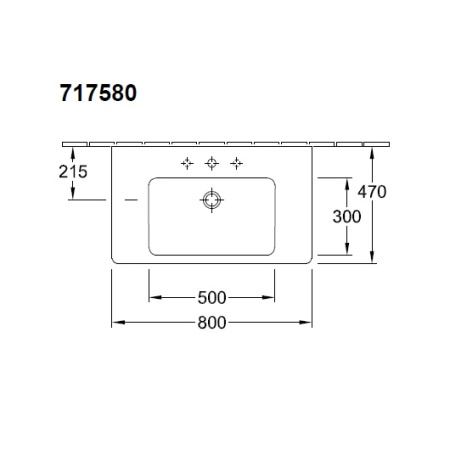 Раковина Villeroy&Boch Subway 2.0 717580R1