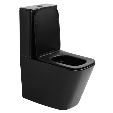 Унитаз напольный Abber Rechteck AC1210TMB черный