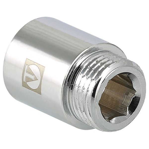 Удлинитель хромированный Valtec 1"x50мм ВР-НР VTr.198.C.0650
