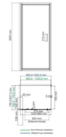 Душевой уголок WasserKRAFT Salm 27I17