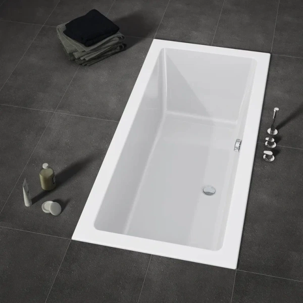 Акриловая ванна Riho Lugo Velvet B133001105 180x80 см, белый матовый