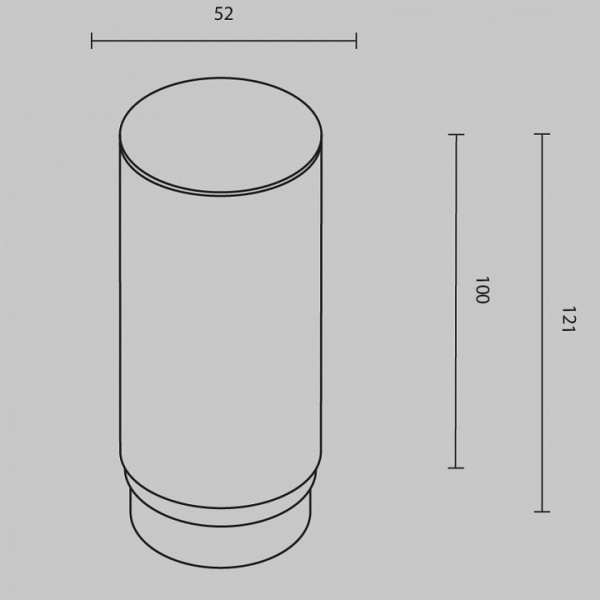 Плафон полимерный Maytoni Technical Фокус RingMAcr-12-W