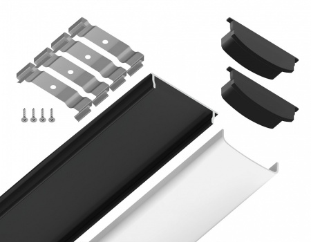 Профиль накладной гибкий Ambrella Light GP GP1600BK