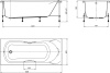Ванна акриловая Roca BeCool 180x80 ZRU9302782