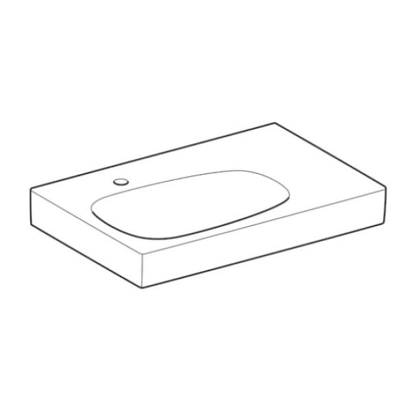 Раковина 75x50 см Geberit Citterio 500.545.01.1