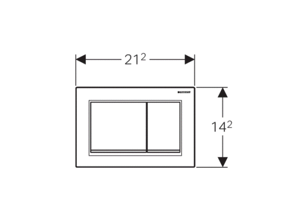 Клавиша смыва Geberit Omega 30 115.080.KJ.1