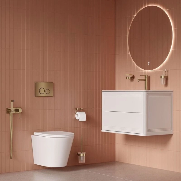 Унитаз подвесной IDDIS Calipso CAQRDSEi25 безободковый, торнадо, с сиденьем микролифт, белый