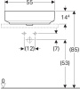 Раковина Geberit VariForm 55x40 500.774.01.2