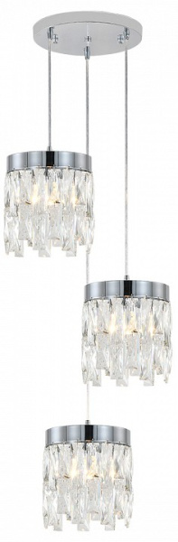 Подвесной светильник Indigo Anna 12029/3P Chrome