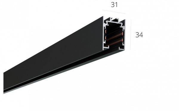 Трек накладной 6063 TR4 0710306