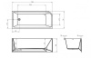 Акриловая ванна BelBagno 170x73 BB712-1700-730-R
