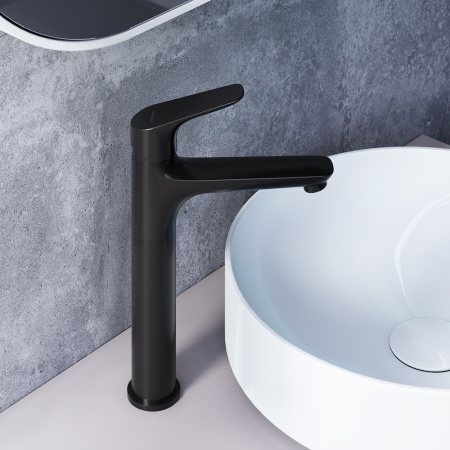 Смеситель для раковины Damixa Jupiter 770250301 высокий черный