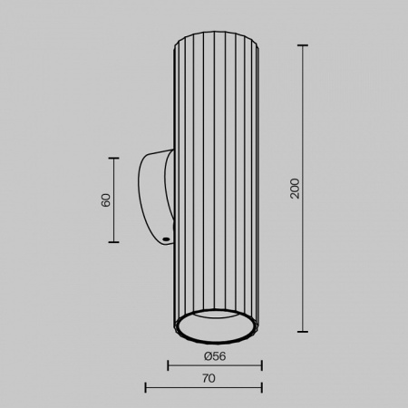 Бра Maytoni Calipso C106WL-02-GU10-BS