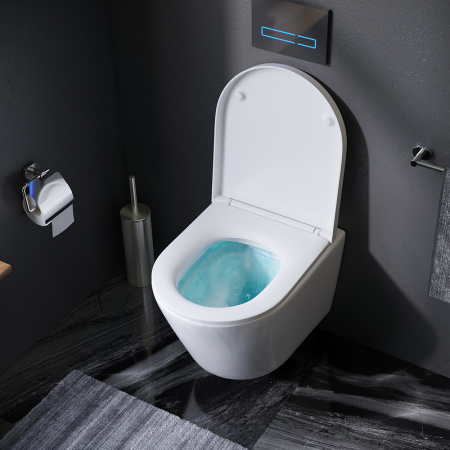 Подвесной унитаз AM.PM Sense C741701SC с крышкой-сиденьем