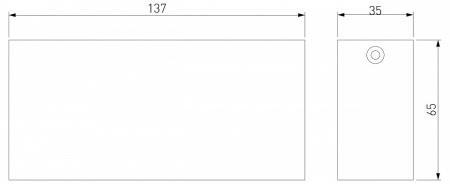 Накладной светильник Elektrostandard Block a066995