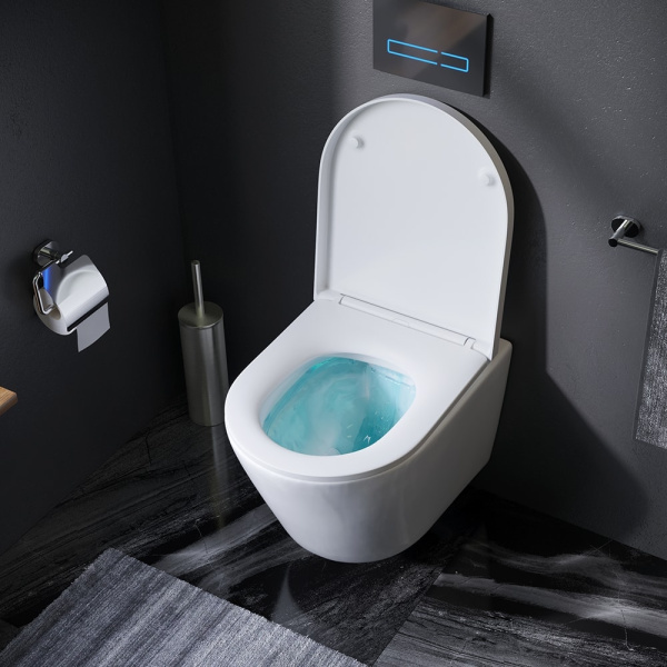 Подвесной унитаз AM.PM Sense C741701SC с крышкой-сиденьем