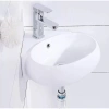 Раковина CeramaLux 9359 35 см, угловая, подвесная, белый