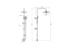 Душевая стойка Vitra Joy A45785EXP