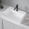 Раковина-чаша CeramaLux 6253L 59x40 см L, накладная, белый