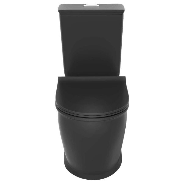 Унитаз-компакт Grossman GR-4492BMS безободковый, с сиденьем микролифт, черный матовый
