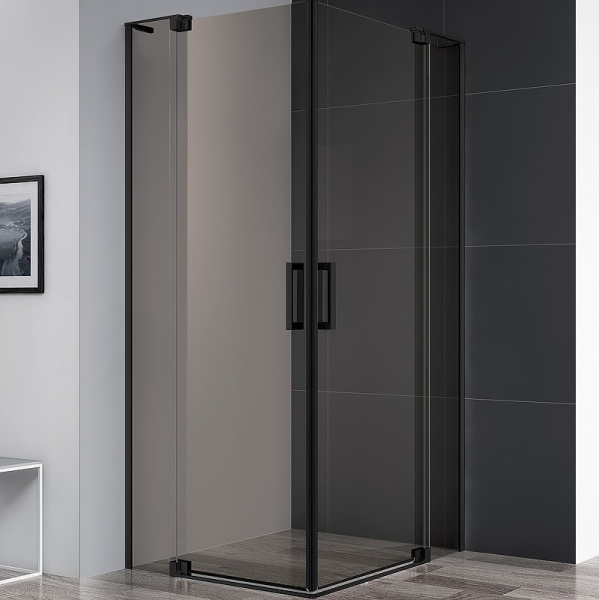 Душевой уголок Cezares Slider 110x110 SLIDER-A-2-100/110-BR-NERO