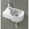 Раковина CeramaLux 9273R 41x27 см R, рукомойник, белый