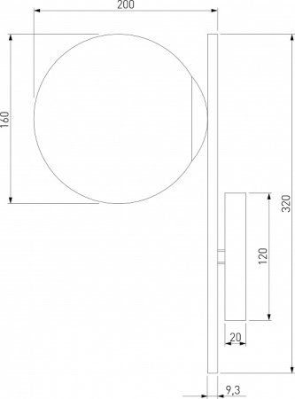 Бра Eurosvet Marbella 60147/1 латунь