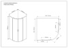 Душевой уголок Vincea Scala VSQ-2SC100CL