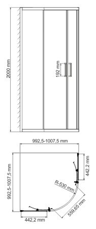 Душевой уголок WasserKRAFT Main 100x100 41S23