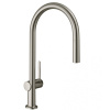 Смеситель для кухни hansgrohe Talis M54 72803800 с вытяжным изливом сталь