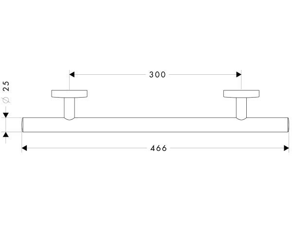 Поручень hansgrohe Logis 40513000