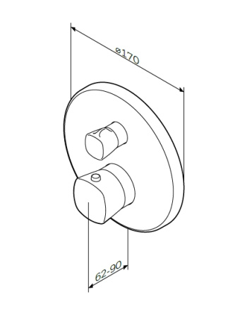 Смеситель для душа AM.PM Spirit 2.1 F71A75600