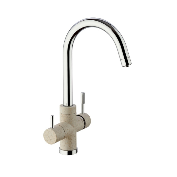 Смеситель для кухни Paini Cox 7894643CR3V11L2KM гранит авена