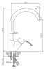 Смеситель для кухни Damixa Palace One 410700000