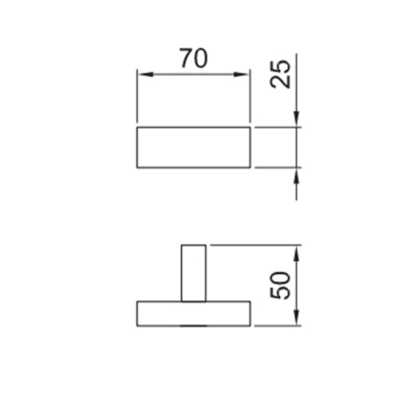 Крючок Fantini Linea 92 02 7708