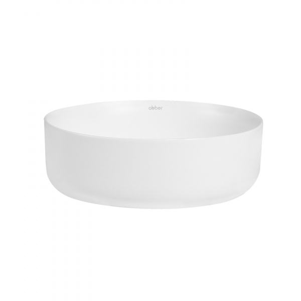 Раковина накладная Abber Bequem 36 AC2108MW белая матовая
