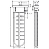 Внешняя монтажная часть Hansgrohe sBox 28022000