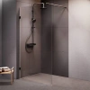 Душевая перегородка AM.PM X-Joy W94UWI-110-F1-BTE черная матовая