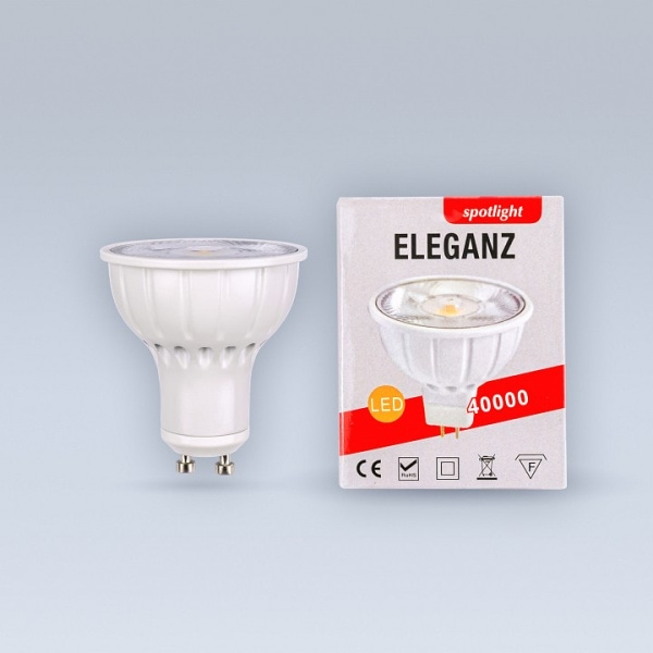 Лампа светодиодная Eleganz GU10 7Вт 3000K 1316