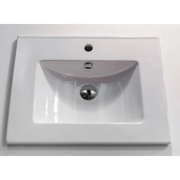 Раковина 60 см Sanita Luxe Quadro WB.FN/Quadro/60-C/WHT.G/S1