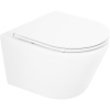 Подвесной унитаз BelBagno Tre BB8001CHR/SC с сиденьем