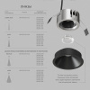 Встраиваемый светильник Denkirs SHINE GLOW DK2431-BK