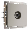 ТВ-розетка без рамки Werkel дымчатый W1283004